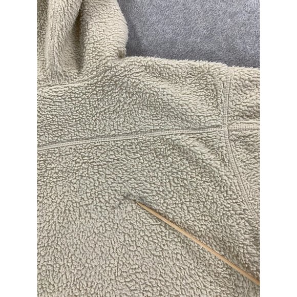 The North Face Sherpa Fleece Hoodie Pullover (Women's Small) Off White - Picture 12 of 13